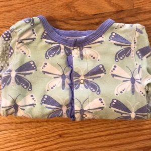 Kickee Pants Ruffle Footie Butterflied Size 6-9 Mo
